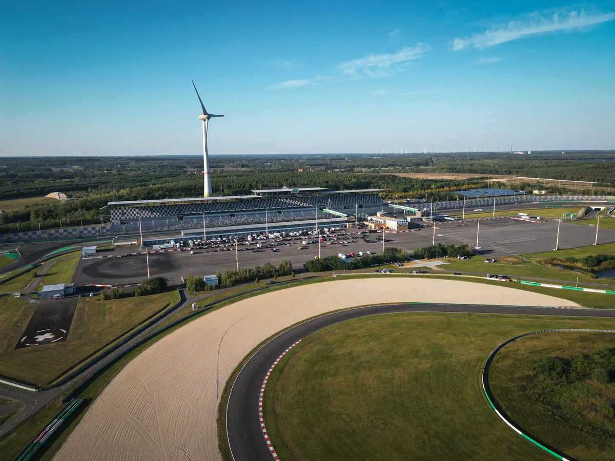 Der Lausitzring von oben