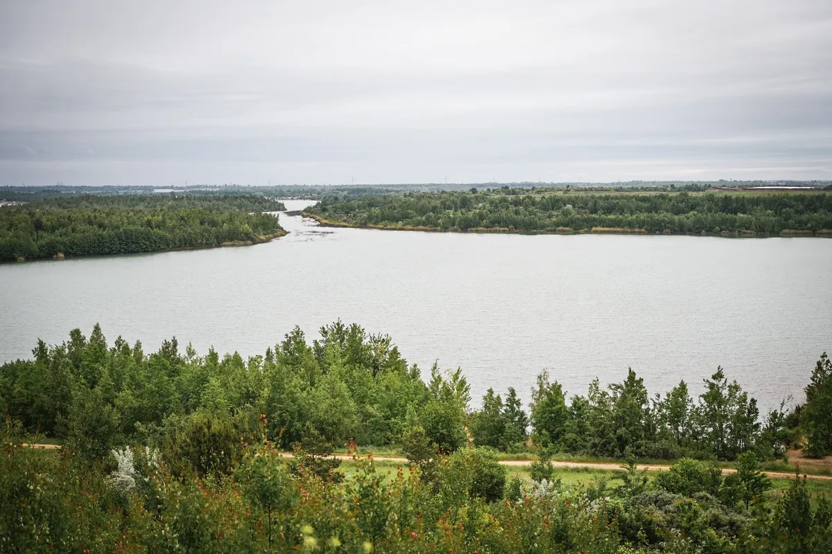 Blick auf dem Markkleberger See