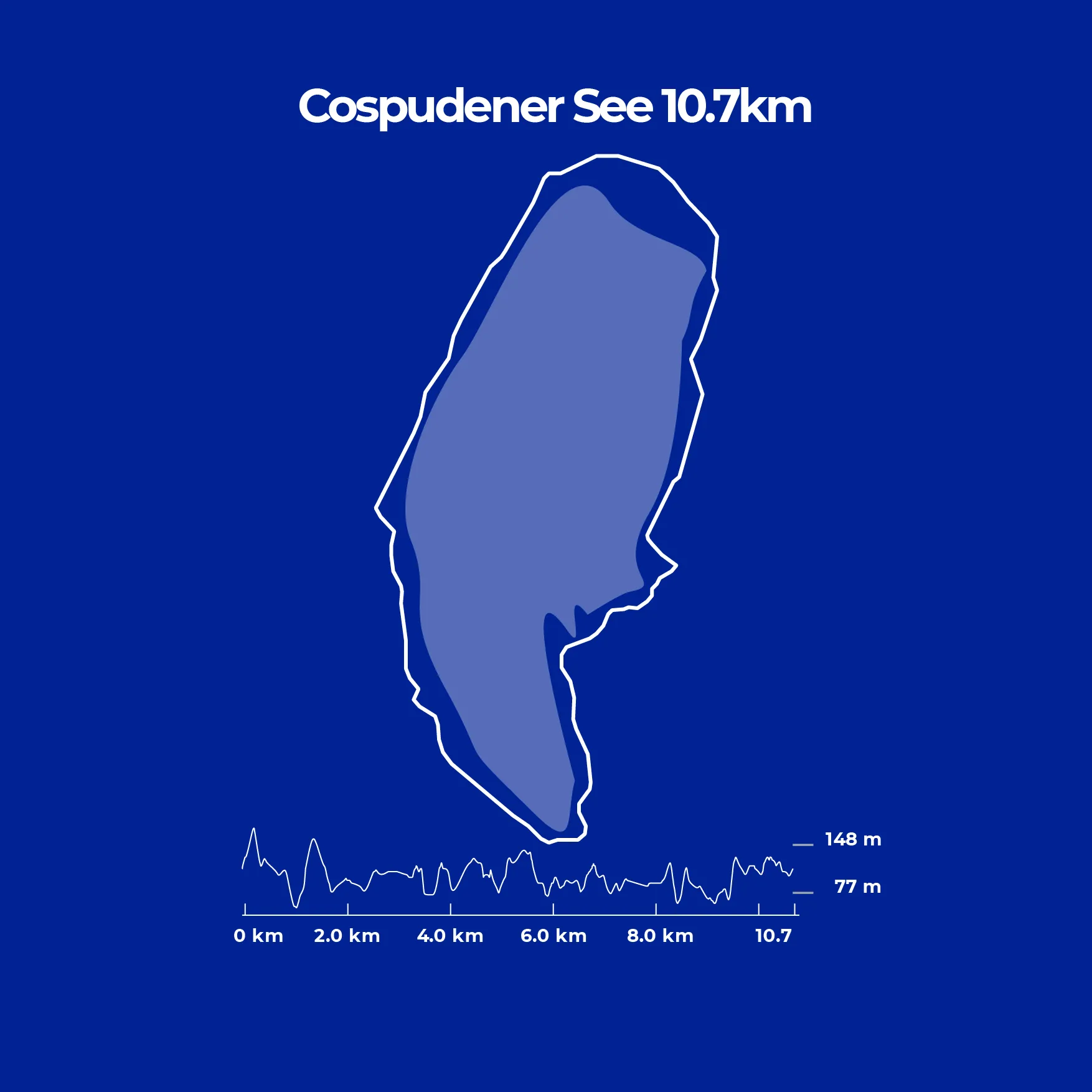 Streckenkarte Cospudener See