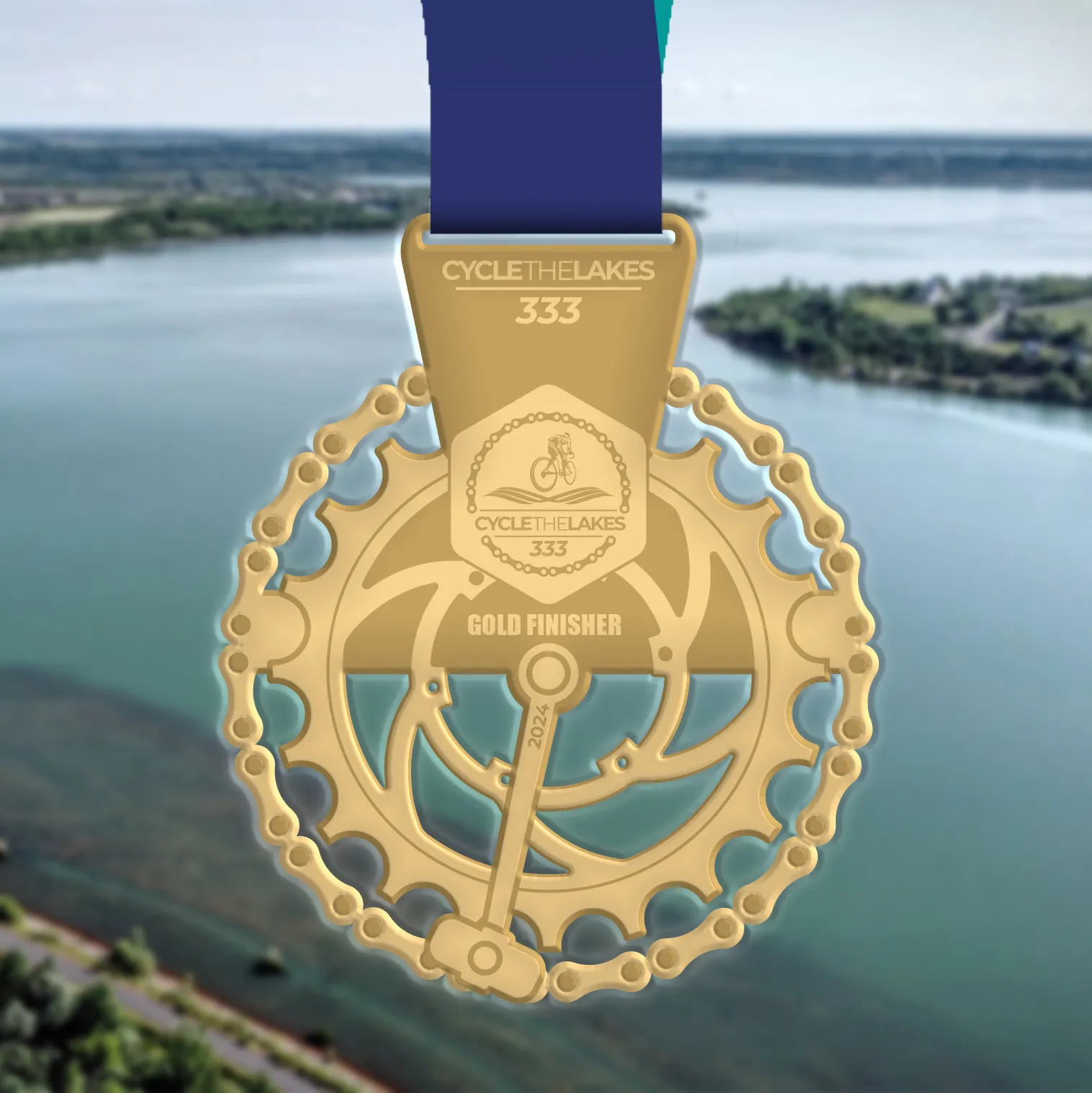 Schaubild einer Finisher Medaille