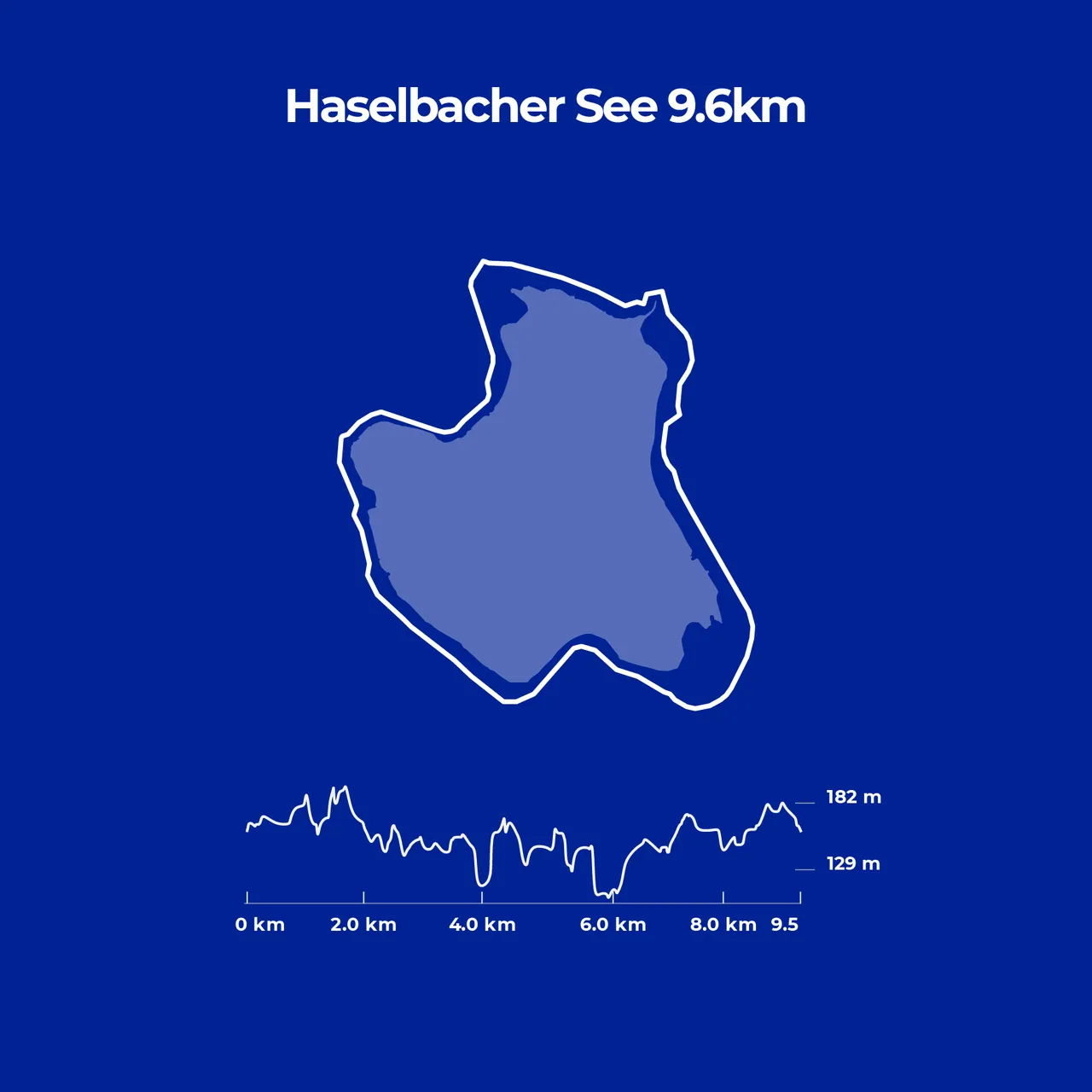 Streckenkarte Haselbacher See