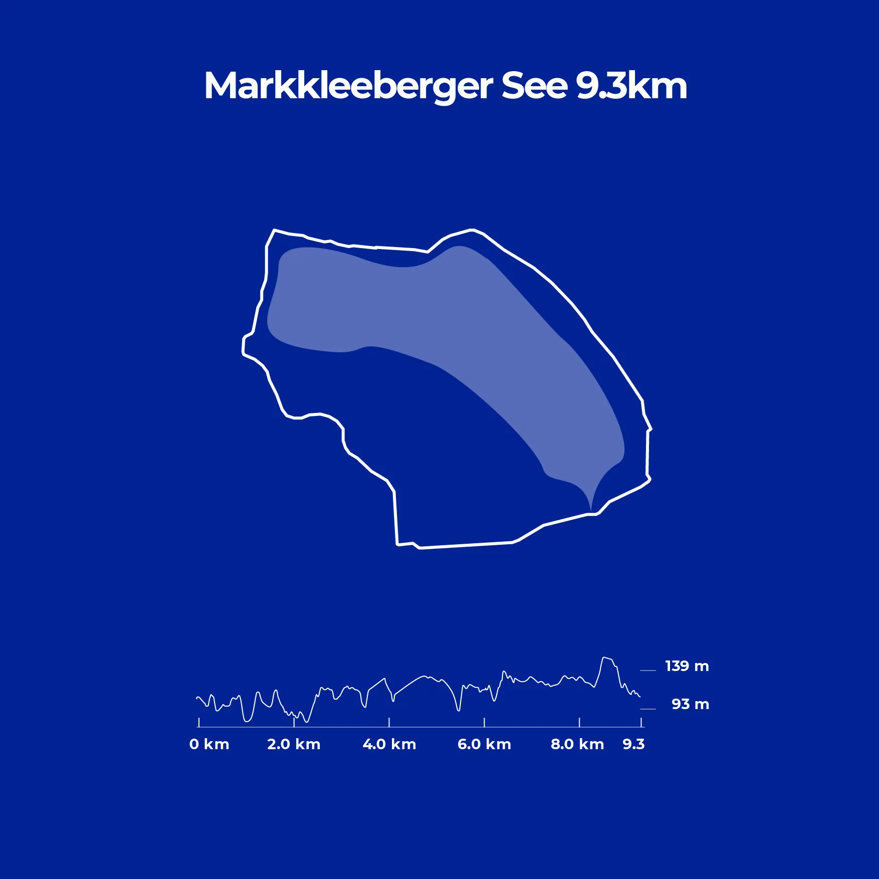 Streckenkarte Markkleeberger See
