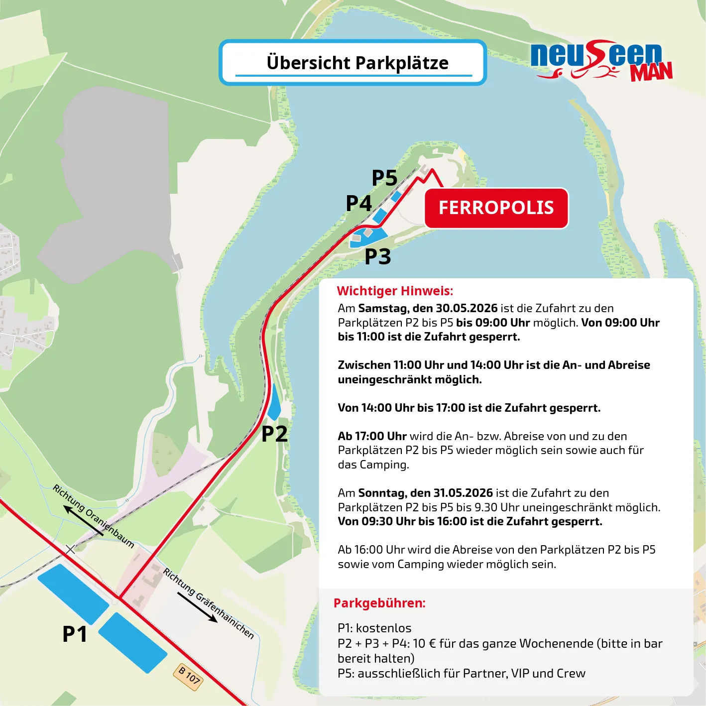 Parkplätze neuseenMAN